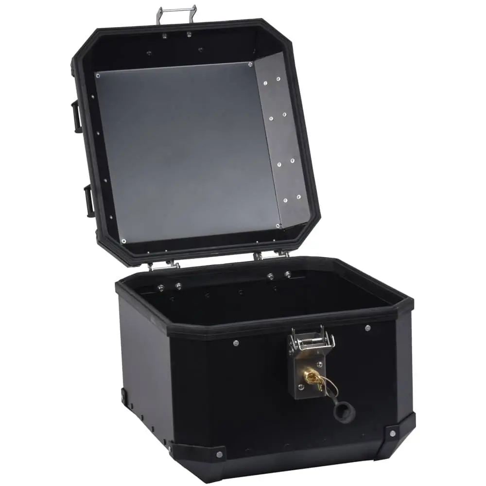 Baúl Trasero Aluminio Negro - Imagen 2